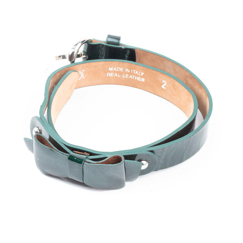 Simonetta Belt Women size 30X175 Dark Green